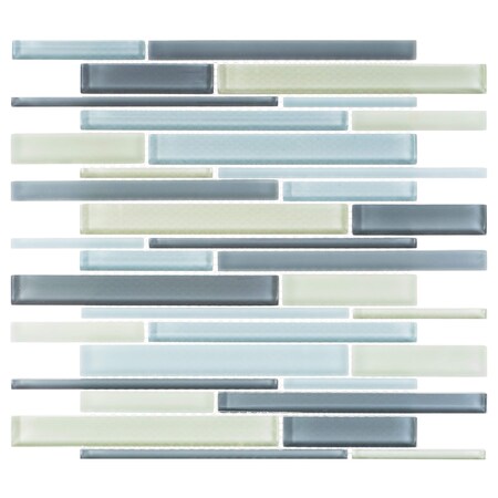 Andova Tiles Flashback Glass Brick Joint Mosaic Wall and Floor Tile Andova Tiles